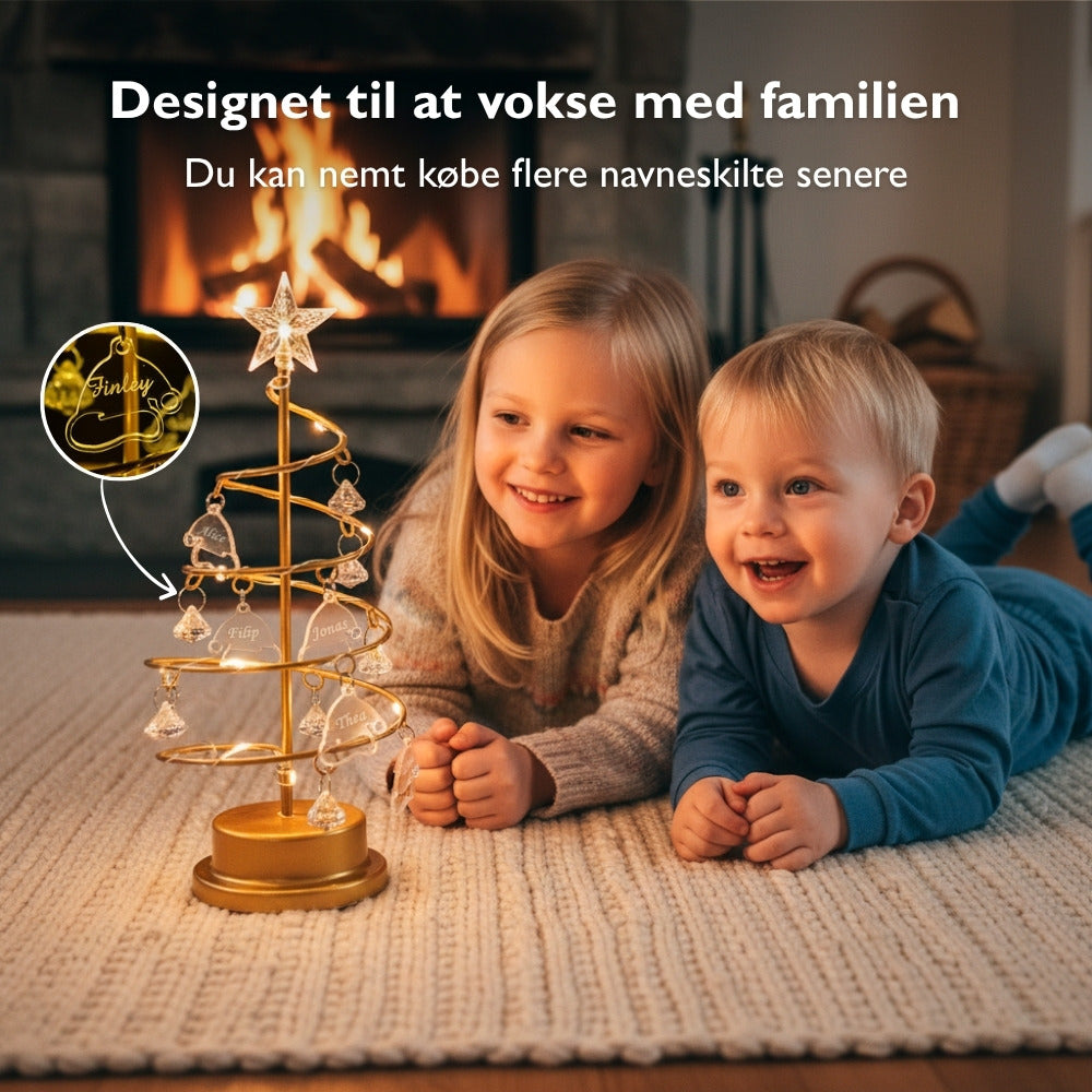 Familietræ | Smuk Personaliseret Juletræslampe